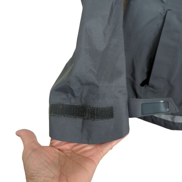 Little Donkey Andy long sleeve zipper front hooded high low lightweight Jacket S - Picture 7 of 16